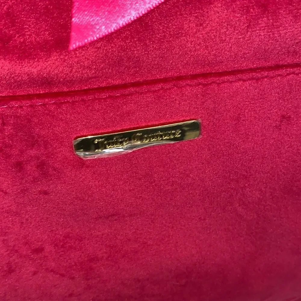 Juicy Couture‎ Women's Bow Shoulder Bag Convertible To Backpack In Raspberry NWT